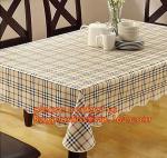 Popular Colorful Plastic Pvc Dining Table Cover,PVC PEVA compound table cloth/