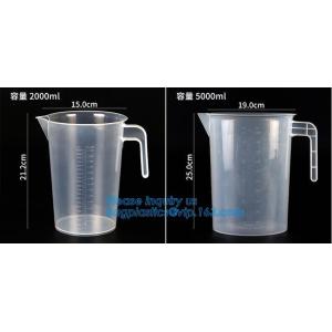 1L Clear measurement glass graduated cylinder jug for labor usage 200ml/400ml