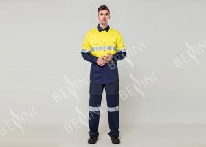 China Double Stitching Safety Work Clothes High Visable Orange Jacket Bib Pants Suit factory