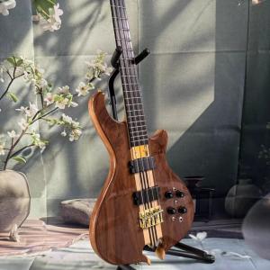 China Custom Alembic Style Neck Through Body 4 Strings Electric Bass factory