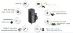Forklift safety system AHD 1080P recording 2CH IO input SD card storage