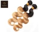 Skin Friendly 100g 1b27 Ombre Blonde Bundles , Ombre Body Wave Bundles