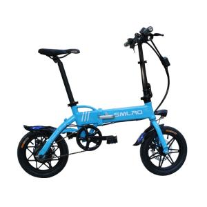 China 36V 8AH Battery 14 Inch Folding Electric Bike JAGWIRE Cables With YBN-7S Chain factory