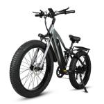 Fat Tire Electric Mountain Bikes For Adults 26 Inch 750W Motor 17Ah Lithium
