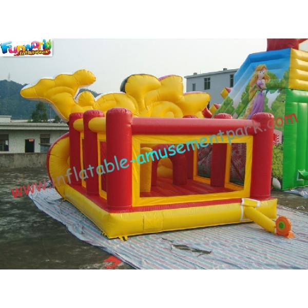 Mickey Mouse Commercial Bouncy Castles , Inflatable Bounce House With PVC tarpaulin
