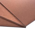 Silver 1220mm Brushed Aluminum Composite Panel UV Resistant