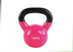 Fitness Gym Kettlebell 10 KG Vinyl Dipped Kettlebells For Core Workouts