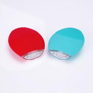 China Face Exfoliator Silicone Facial Cleansing Brush / Electric Silicone Face Brush factory