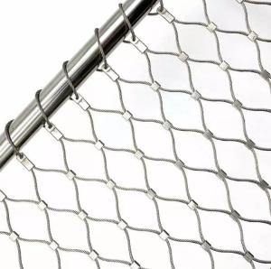 China Flexible Durable Stainless Steel Rope Mesh For Bridge Railings And Safety Fence factory