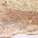Colorful Modern custom Embroidered Net Lace For Garment