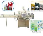 Automatic Flat Lipstick Labeling Machine Jar Label Printing Machine