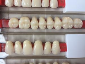 China High Strength Artificial Dental Acrylic Resin Teeth With High Biocompatibility factory