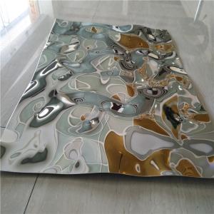 China 0.15mm 304 Stainless Steel Sheets Metal Diamond Decoration Mill MTC factory