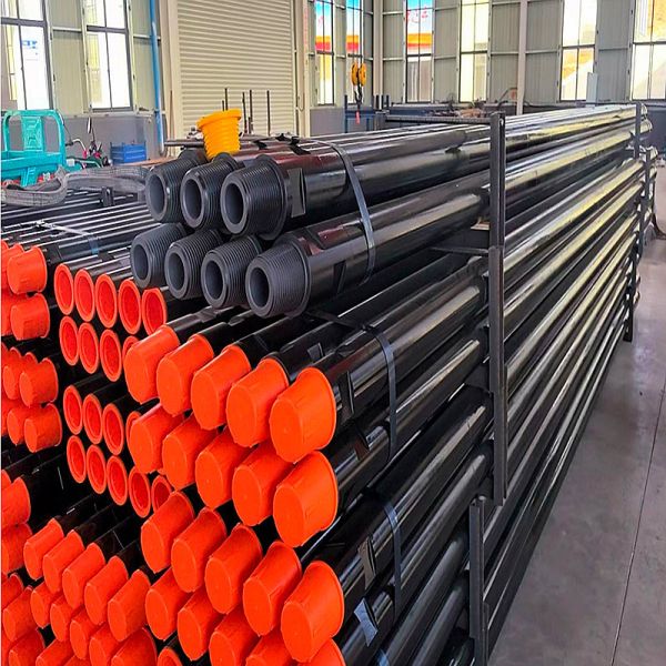 High Speed Anger Drill Pipe Single / Double Spiral Blades Threaded Drill Rod Twist Drill Pipe