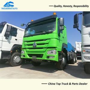 China 10 Wheel 70 Tons SINOTRUK HOWO 371HP Tractor Truck Head For Guinea factory