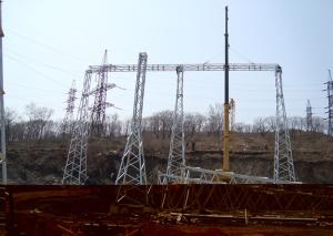 China 110KV Water Power Steel Structures, Hydro Electric Power Substation Stucture factory