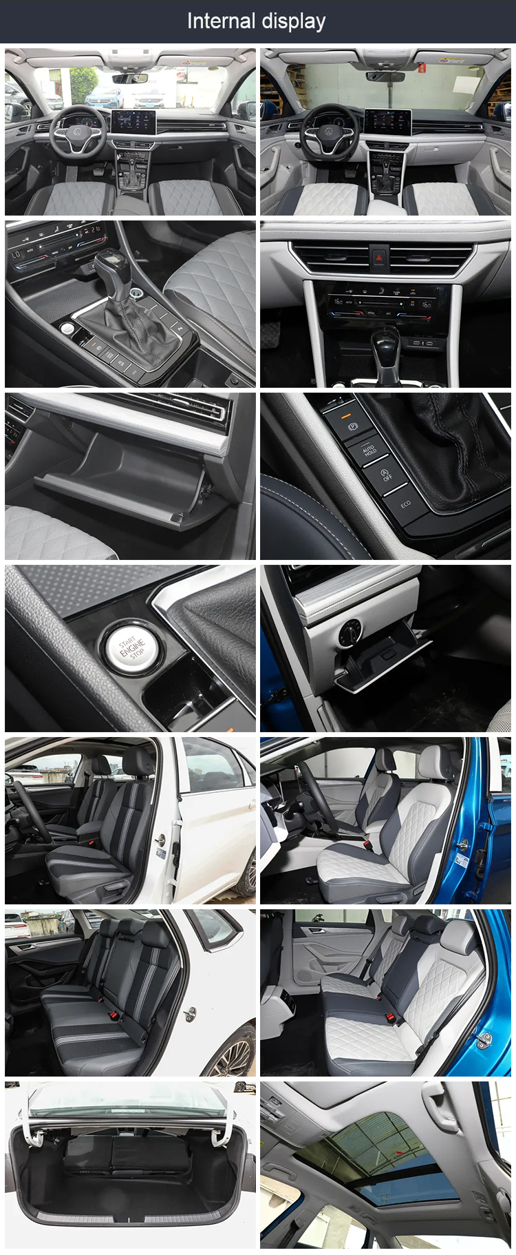 Auto Volks-wagen Sagitar 280TSI DSG Beyond Version Gasoline 0KM Used Car equipped with TPMS and Electric Parking Brake