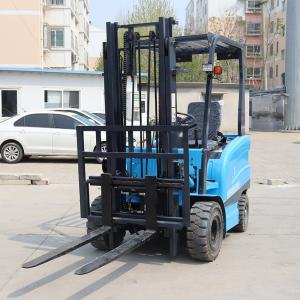 China Powerful and 1 ton Electric Forklift Truck with 180mm/s Lifting Speed and Heavy Duty Hydraulic Steering factory