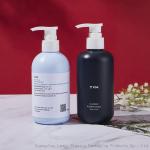 Blue Cylinder 230ml 250ml Hotel HDPE Hand Gel Bottle