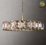 Nordic Luxury E12 Crystal Hanging Chandelier For Living Room