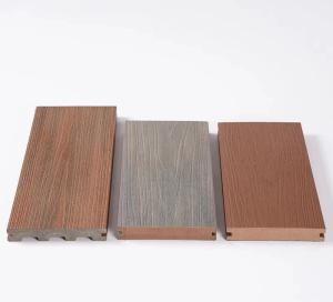 China 140 X 25mm Moisture Proof WPC Decking Boards Anti Uv Plastic Wood Composite Sheets factory