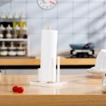 Disassembly Wire Bamboo Kitchen Paper Roll Holder Restaurant Paper Towel Holder