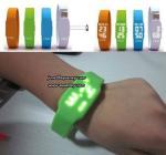 Fashion Colorful Digital Watch Waterproof Wristwatch Rubber Band