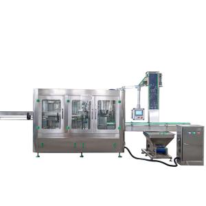 China 3 In 1 Monobloc Carbonated Drink Filling Capping Machine Plastic Bottle With Screw Cap factory