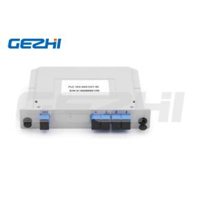 China SC/UPC 1*4 Insert Type Fiber Optic PLC Splitter with Operating Wavelength Range 1260～1650 Return Loss 55 on sale