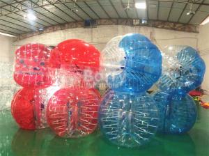 China Red Clear Outdoor Inflatable Toys For Adults / Human Water Bubble Ball on sale