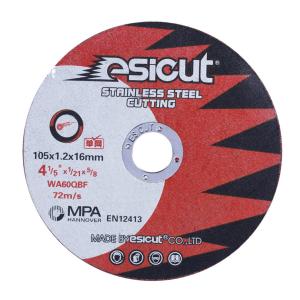 China MPA Ultra Thin 4in Inox Cutting Disc Esicut 3 In 1 Grinding Wheel factory