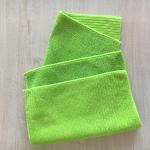 Thick twist 2-layers polyester green tea towels