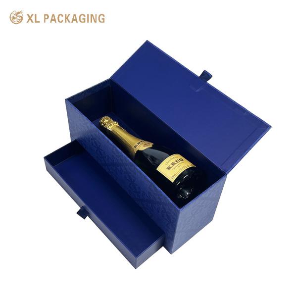 XL Packaging Custom Packaging Box Factory Two Layers Glass Bottle Packaging Box