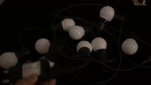 China Outdoor String Lights Connectable Black Wire 50 G50 Clear Globe Bulbs for Cafe Bistro Market Deck Porch and Party Lighting factory