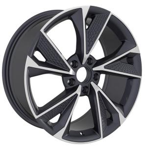 China Alloy 5x112 66.6 Wheels 19 20 21 Inch Concave Wheels 21x9.5 Black factory