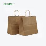 Take Away SOS Kraft Biodegradable Paper Bag Recyclable BSCI approved