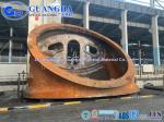 Tower Connector Wind Turbine Castings Ductile Iron Of Large Castings QT400-18AL