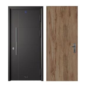 China cast Villa Entrance Door With Aluminum Honeycomb Inner Filling factory