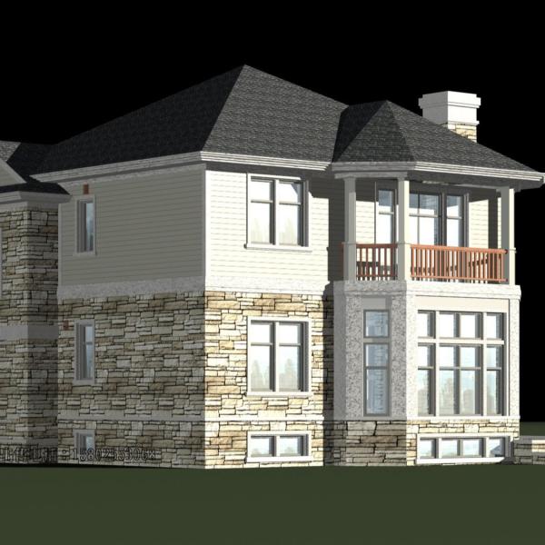 China Factory Prefabricated Luxury Light Steel Prefab Villa/Light Steel Frame