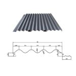 Z275 0.35mm Galvanized Corrugated Roofing Sheet Ghana House Steel Tile Roof
