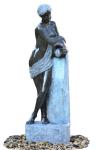 Customize Size Cement Material Statue Water Fountains For Garden