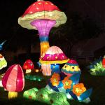 Waterproof Silk Lantern Arts , Festival Decoration Traditional Chinese Lantern