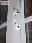 Powder Coated Single Hung Window Custom Lift Up Hurricane Impact French Windows