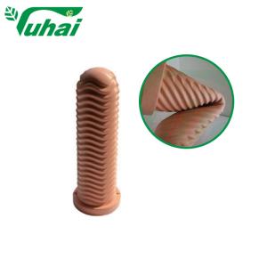 China Pink Calf Feeding Bottle Nipple Milking Rubber Teats Bottle Nipple For Milking Cow factory