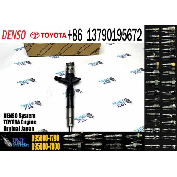 095000-7380 095000-7760 095000-7790 095000-7761 095000-8530 095000-8740 8976024850 Fuel Injector for Denso Toyota Hilux Hiace 2KD-FTV 4WD