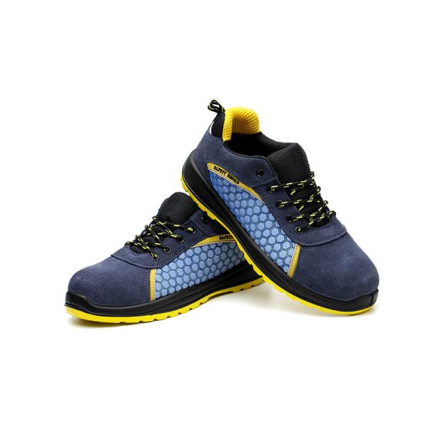 Gaomi Shengjie Man'S Industrial Protective Fashion Breathable Work Boot Steel Toe Safety Shoes