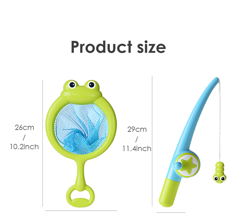 Unisex Bath Time Bathtub Toy for Toddlers Baby Kids Infant Fish Set Age 18months and up
