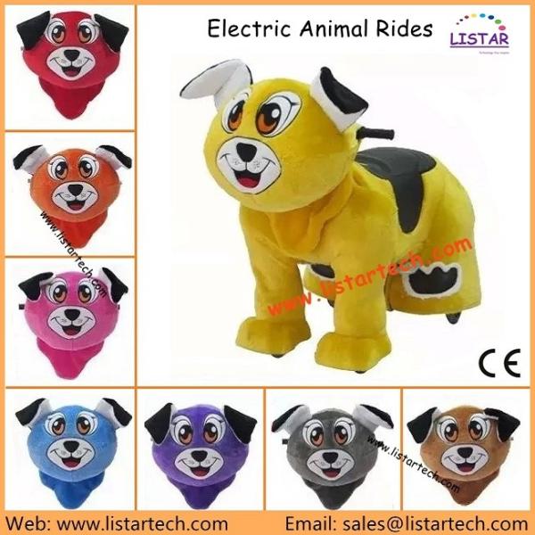 Ride Electric Animal Bicycle, Plush Animal Toys, Electric Walking Animal Rides,