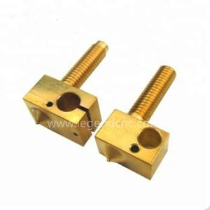 China Rapid Prototype Brass CNC Turned Parts Customized Design ± 0.01mm Tolerance factory