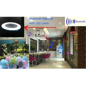 Remote control led bulb with bluetooth speaker